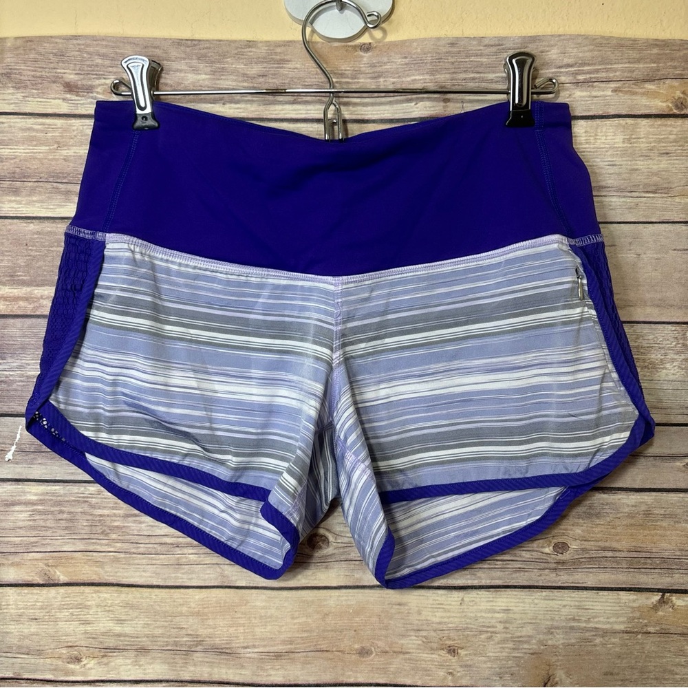 Lululemon Run Sun Sprinter Short Size 4
Elevation Stripe Bruised Berry - Picture 5 of 11